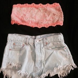 Pink Kimchi Blue Bandeau ✨